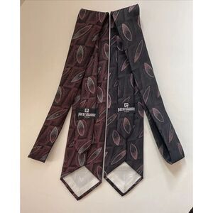 Vintage Paco Rabanne Paris Tie Aqua Blue Woven Silk Necktie Men's Suit Acc